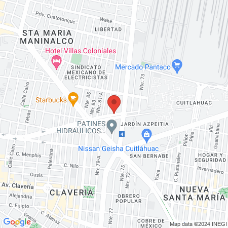 Renta Consultorio dental map