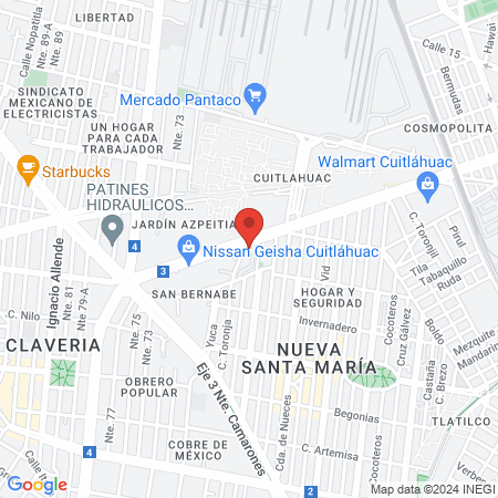 Dr Pablo Conde Bárcenas Geriatra map