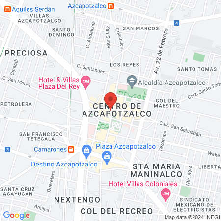 UniDental Azcapotzalco map