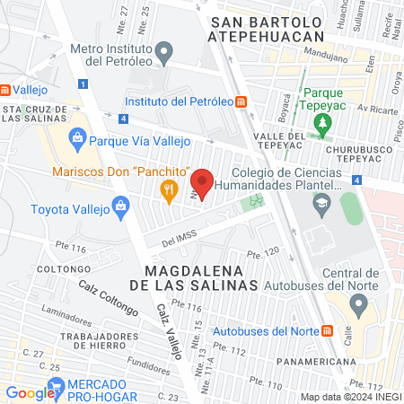 Medicina Biologica Lindavista map