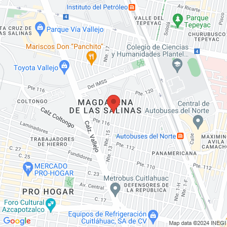 Medicos Internistas Zona Norte map