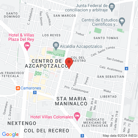 Estética Unisex Yesenia map