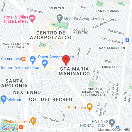 Avila Mendoza Alma Laura map