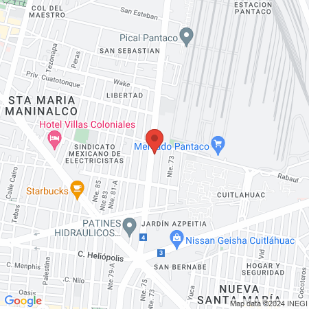 Hospital Veterinario map