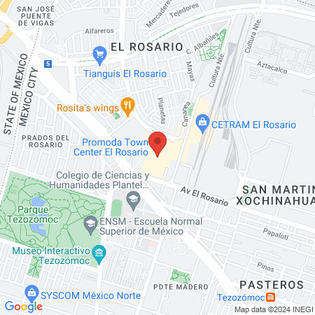 Go! Fitness Rosario map