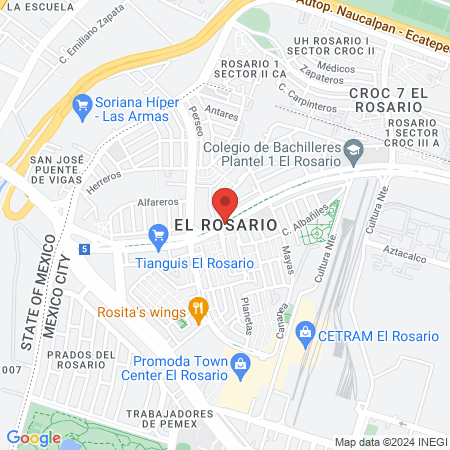 Nadia González Medicina Interna map