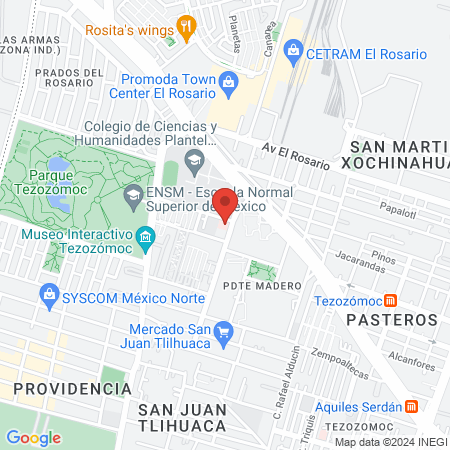 Hospital Materno Infantil Dr. Nicolás M. Cedillo Soriano map