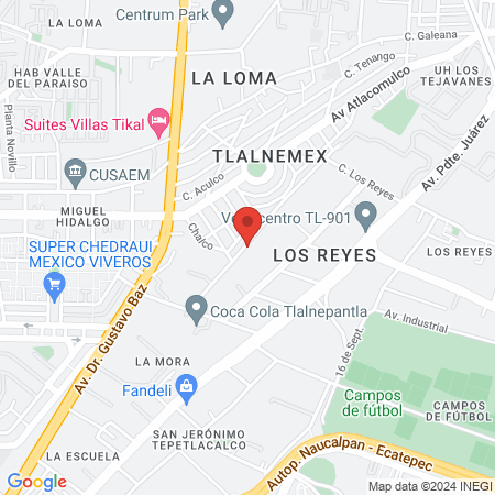 Sociedad Mexicana de Normalización y Certificación S.C. map