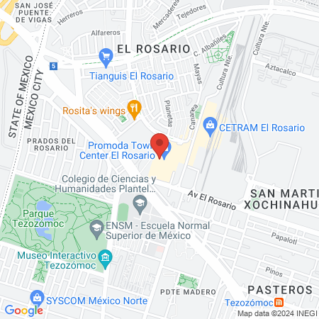 Sonrisas Mexicanas map