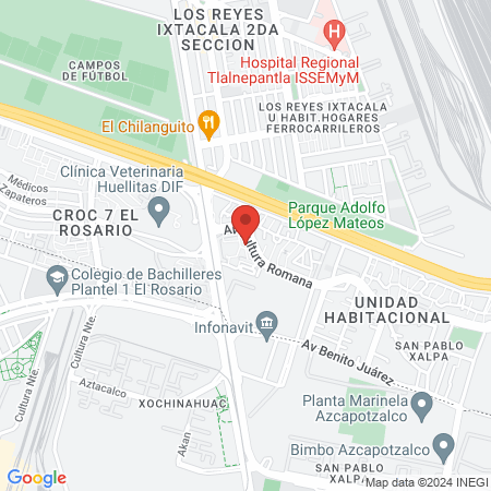 ORTODENT Y ESPECIALIDADES map