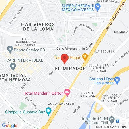 Clínica Dientes Guapos Dra.Montserrat Mendoza T Dr.Ricardo Ayala R. map