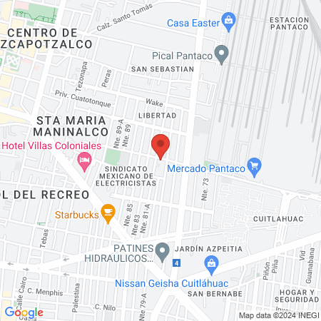 Dental Integral Azcapotzalco map