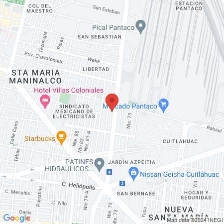 Consultorio dental dental Clear map