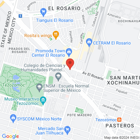 Depelle El Rosario map