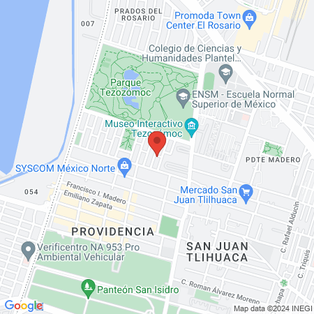 Rosalba María Yañez Ortíz Dentista Azcapotzalco map
