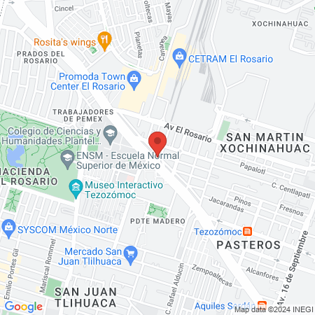 AVANTI AZCAPOTZALCO map