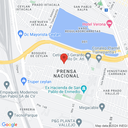 Consultorio Dental Dra. Bertha Casas V. map