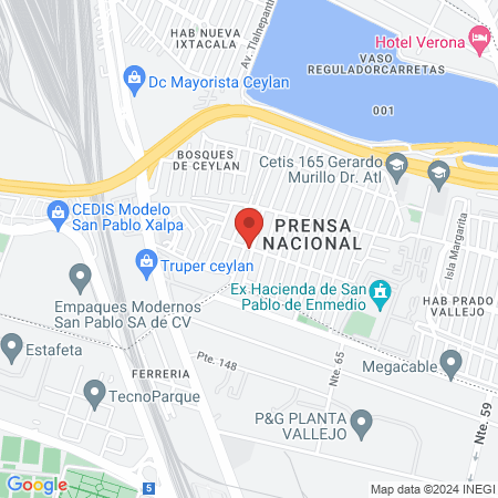 Quiropedista Velazquez map