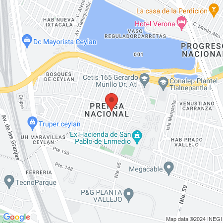 Servicio Medico Isaac Emmanuel Flores Chavez map