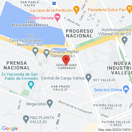 Veterinaria Chikorita. map