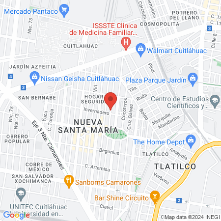 Consultorio de Podología Nueva Santa María map