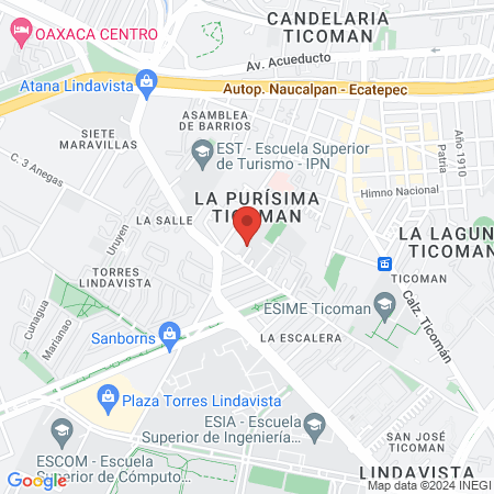 Nelson Vargas FamilyFitness Lindavista map
