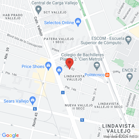 Consultorio Dental VH Dent map