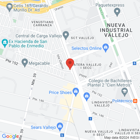 Dra. Patricia Mendoza map