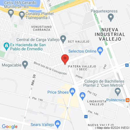 Consultorio Dental Dra. Maura Vázquez Legaria map