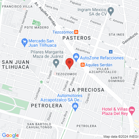Centro Odontologico Azcapotzalco map