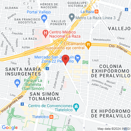 Estetica Alemán map