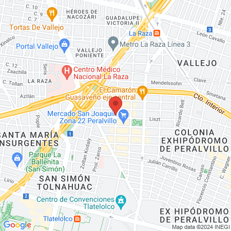 BARBERÍA THE GOLDEN KING map