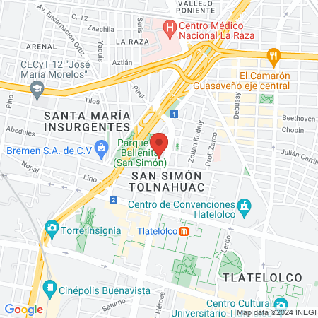 Centro De Acondicionamiento Fisico Shu El Guerrero map