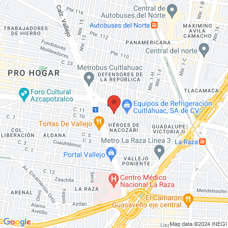 Clínica de Rehabilitación Odontológica Dr. Cantu map