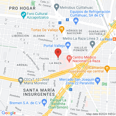 Dr. Agustín Cuevas Domínguez map