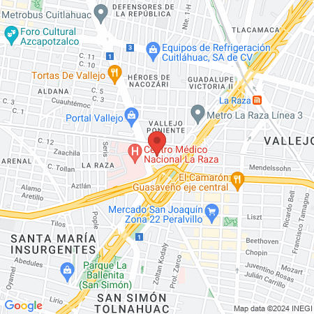 Artricenter La Raza map