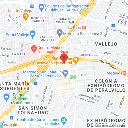 Veterinaria Roacho map