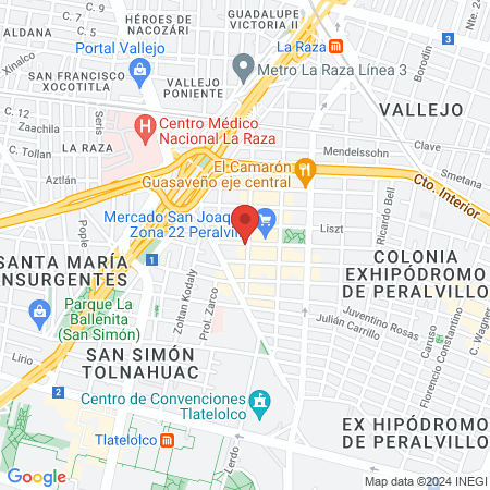 Veterinaria y Estética canina Pupy Can map