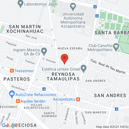 Yolotzin Mendoza Estudio map