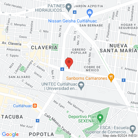 Consultorio homeopatico map