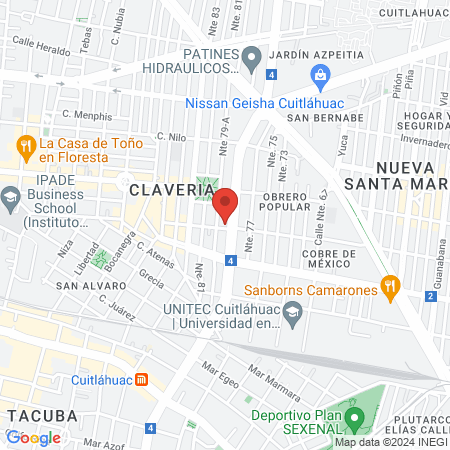 Dra. Reyna Mendoza Marquez - Endocrinologa map