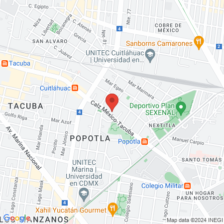 Issste Smf Fuentes Brotantes Sub Direccion map