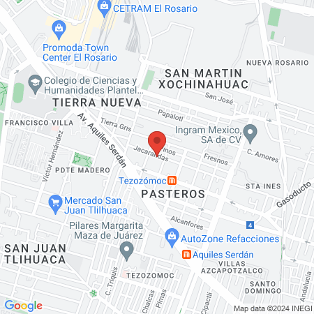 Barbería del pittin map