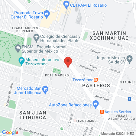 Casa Holística "Nezahualpilli" map