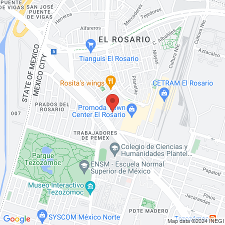 Nailkery El Rosario map