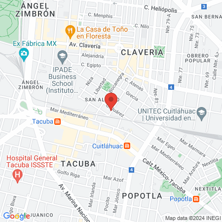 NC Nail Coffee San Álvaro map