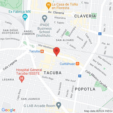 Estética dejavu tacuba map