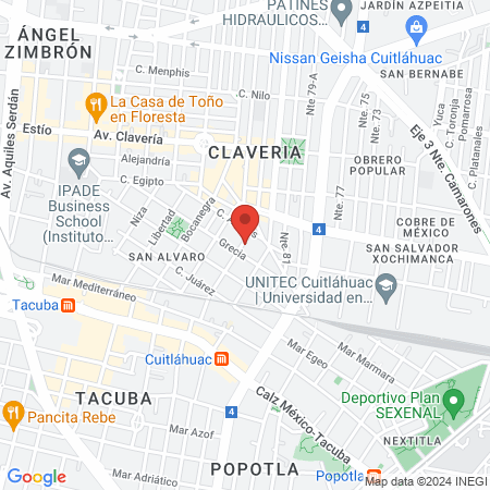 Consultorio dental .Ortodoncista map