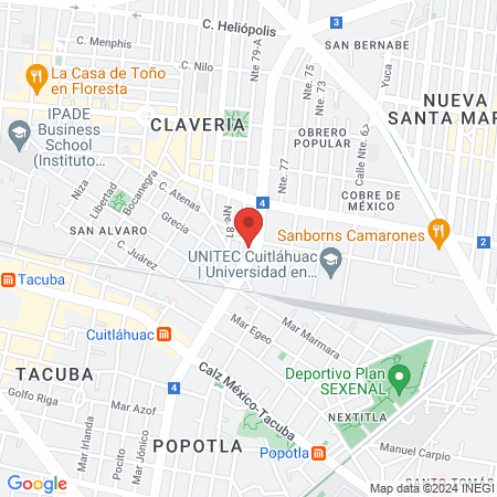 Lelelash Beauty Bar Spa map