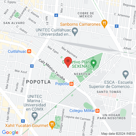 Consultorio dental JustSmile map